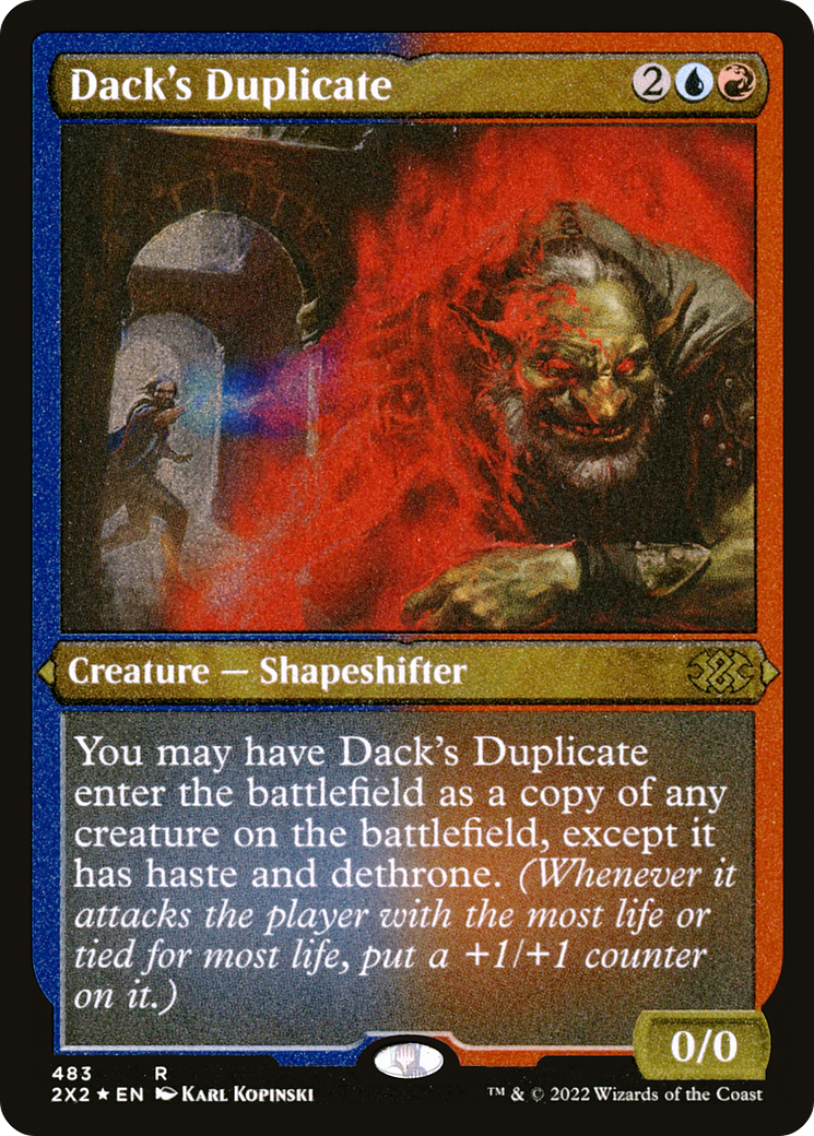 Dack's Duplicate (Foil Etched) (2X2-483) - Double Masters 2022 Foil