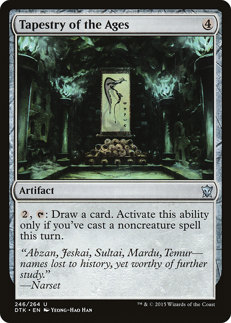 Tapestry of the Ages (DTK-246) - Dragons of Tarkir Foil