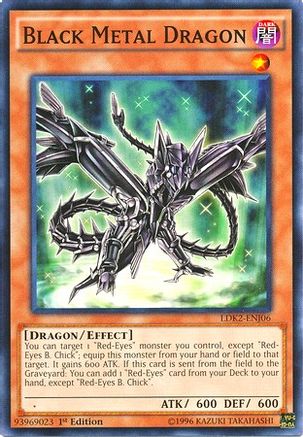Black Metal Dragon (LDK2-ENJ06) - Legendary Decks II 1st Edition