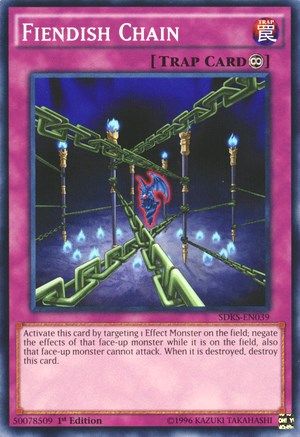 Fiendish Chain (SDKS-EN039) - Structure Deck: Seto Kaiba Unlimited