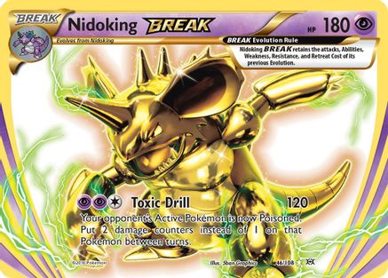 Nidoking BREAK 046 - Holofoil XY Evolutions - Rare BREAK