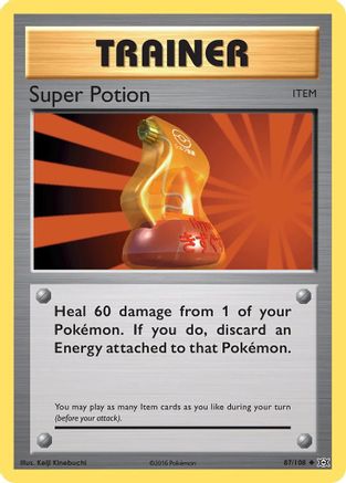 Super Potion 087 XY Evolutions - Uncommon