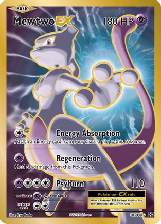 Mewtwo EX (Full Art) 103 - Holofoil XY Evolutions - Ultra Rare