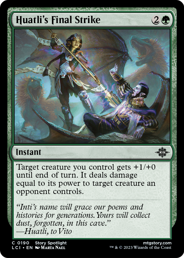 Huatli's Final Strike (LCI-190) - The Lost Caverns of Ixalan