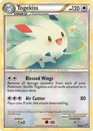 Togekiss - 9/90 (HGSS Undaunted)/090 Deck Exclusives - Rare
