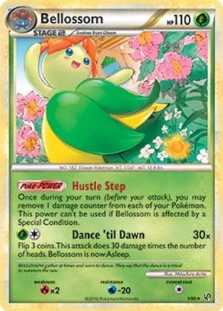 Bellossom - 1/90 (HGSS Undaunted)/090 Deck Exclusives - Rare