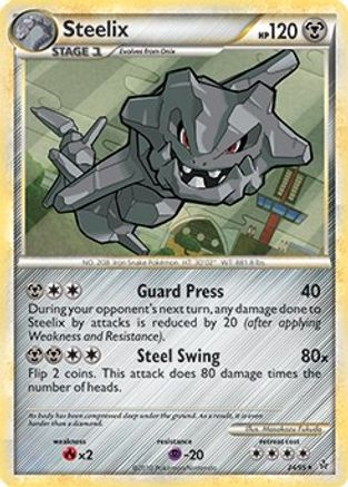 Steelix - 24/95 (HGSS Unleashed)/095 - Holofoil Deck Exclusives - Holo Rare