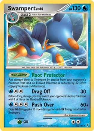 Swampert - 12/147 (DPPt Supreme Victors)/147 Deck Exclusives - Rare