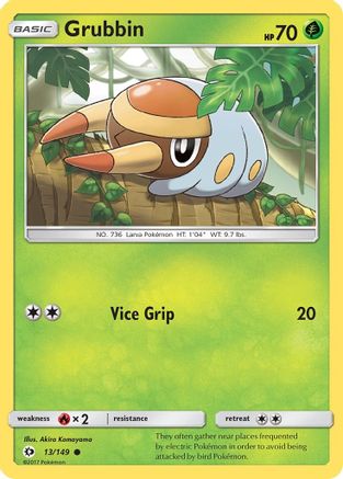 Grubbin 013 SM Base Set - Common