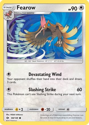Fearow 098 SM Base Set - Common
