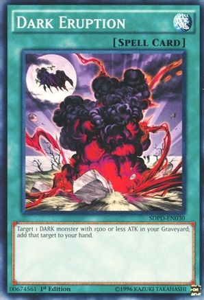 Dark Eruption (SDPD-EN030) - Structure Deck: Pendulum Domination 1st Edition