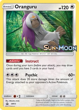 Oranguru - SM13 (Prerelease) - Holofoil SM Promos - Promo