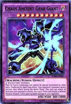 Chaos Ancient Gear Giant (RATE-EN041) - Raging Tempest Unlimited