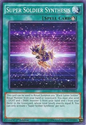 Super Soldier Synthesis (RATE-EN062) - Raging Tempest 1st Edition