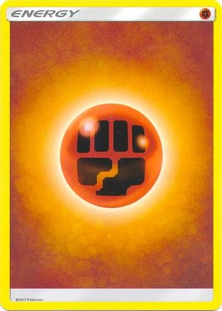 Fighting Energy (2017 Unnumbered) - Reverse Holofoil SM Base Set - Common