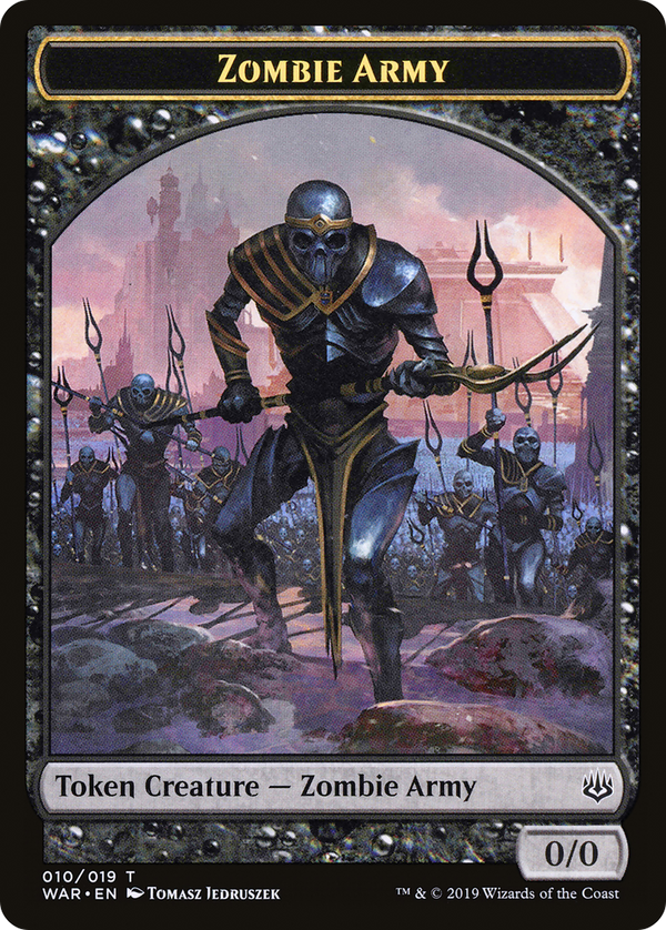 Zombie Army Token (010) (WAR-010) - War of the Spark Tokens