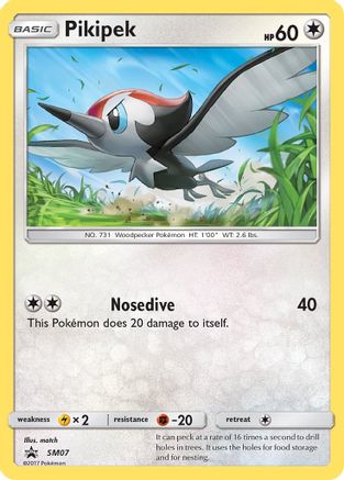 Pikipek SM07 - Holofoil SM Promos - Promo