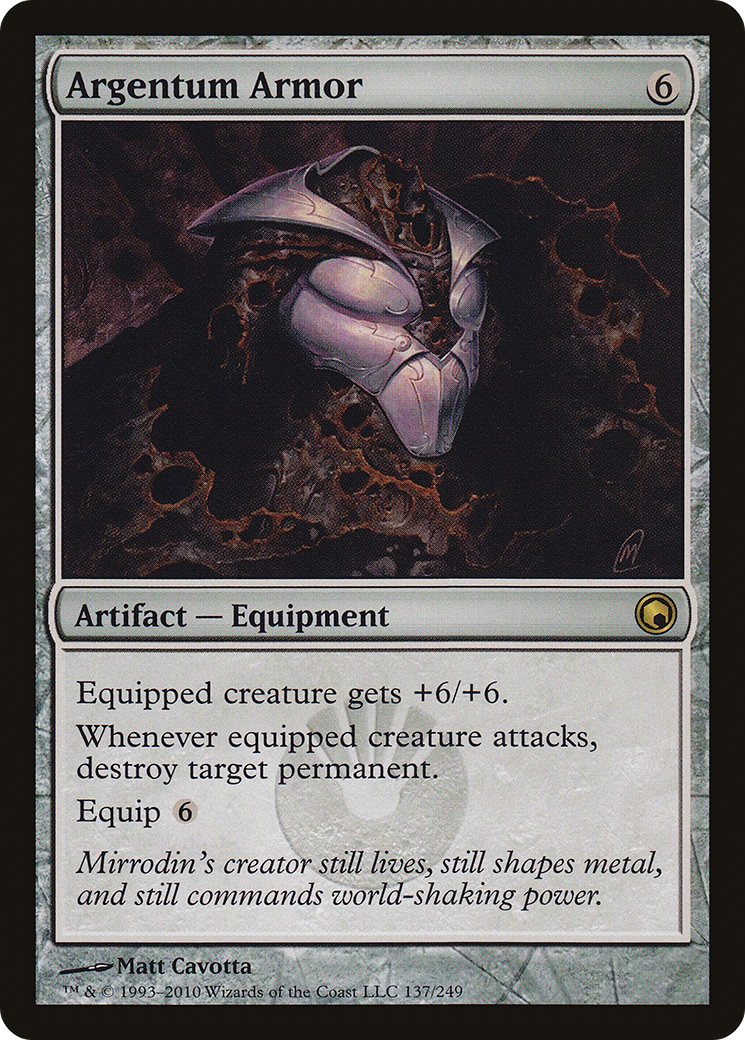 Argentum Armor (SOM-137) - Scars of Mirrodin Foil