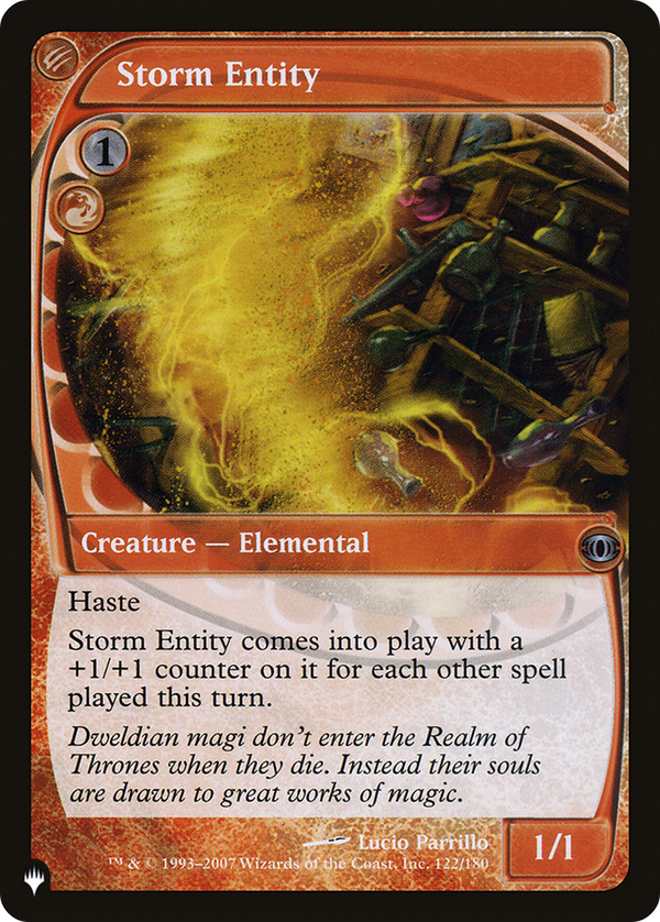 Storm Entity (LIST-122/180) - The List