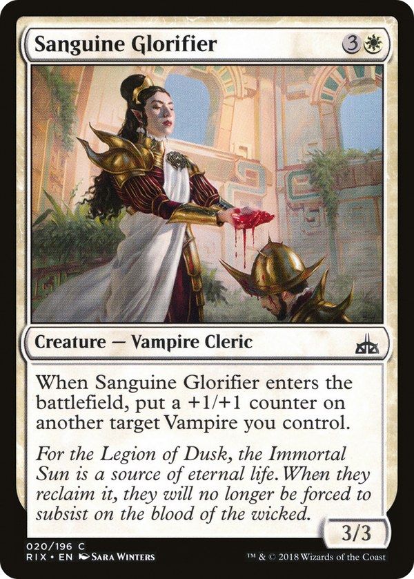Sanguine Glorifier (RIX-020) - Rivals of Ixalan Foil