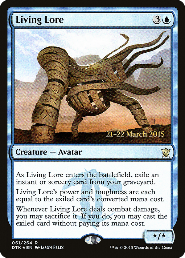 Living Lore (PRE-061) - Dragons of Tarkir Promos Foil