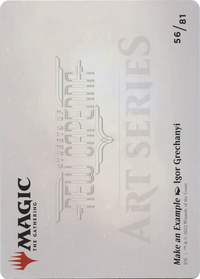Make an Example // Make an Example (ASNC-056) - New Capenna Art Series (Borderless) Foil