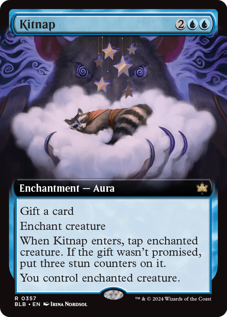 Kitnap (Extended Art) (BLB-357) - Bloomburrow: (Extended Art) Foil