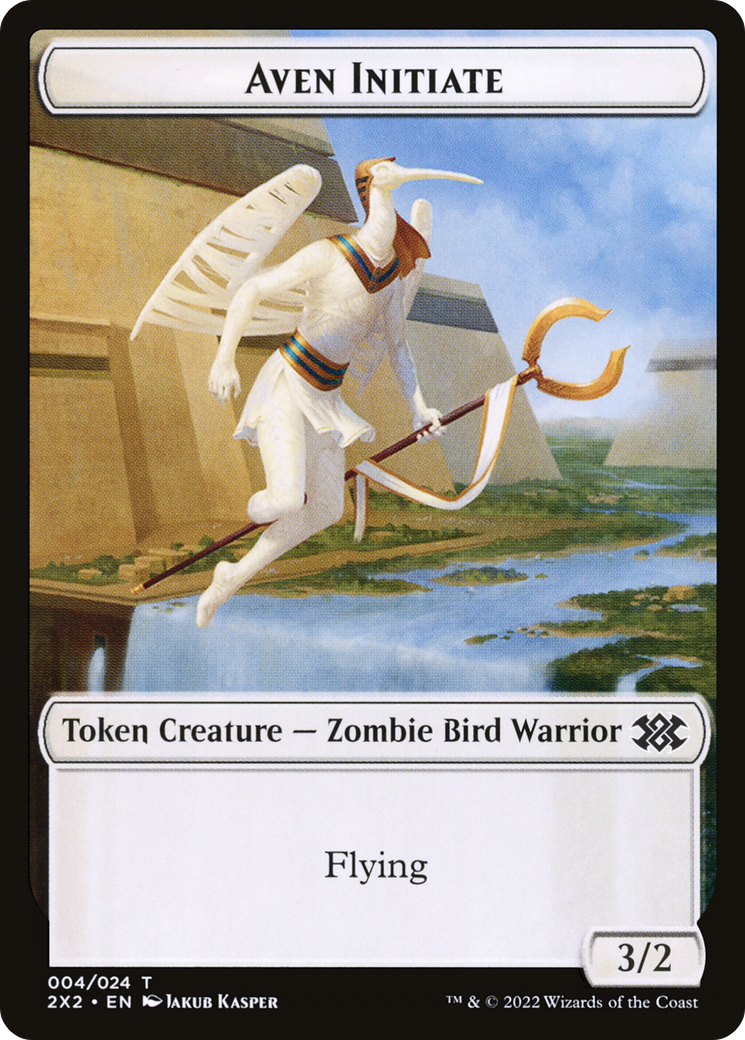 Aven Initiate (T2X2-004) - Double Masters 2022 Tokens