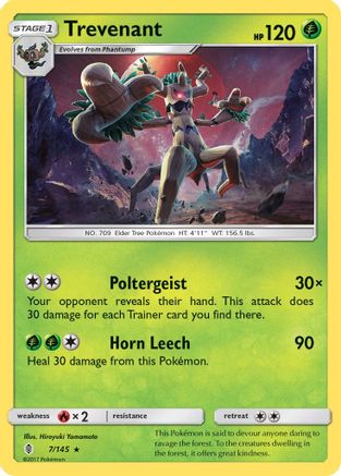 Trevenant/145 SM Guardians Rising - Rare