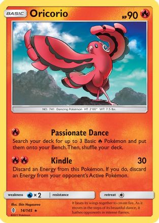Oricorio (14) (14) 014/145 SM Guardians Rising - Rare