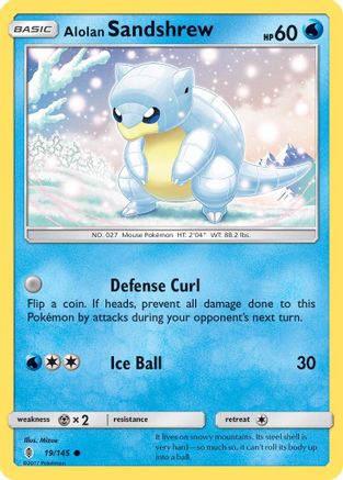 Alolan Sandshrew 019 SM Guardians Rising - Common