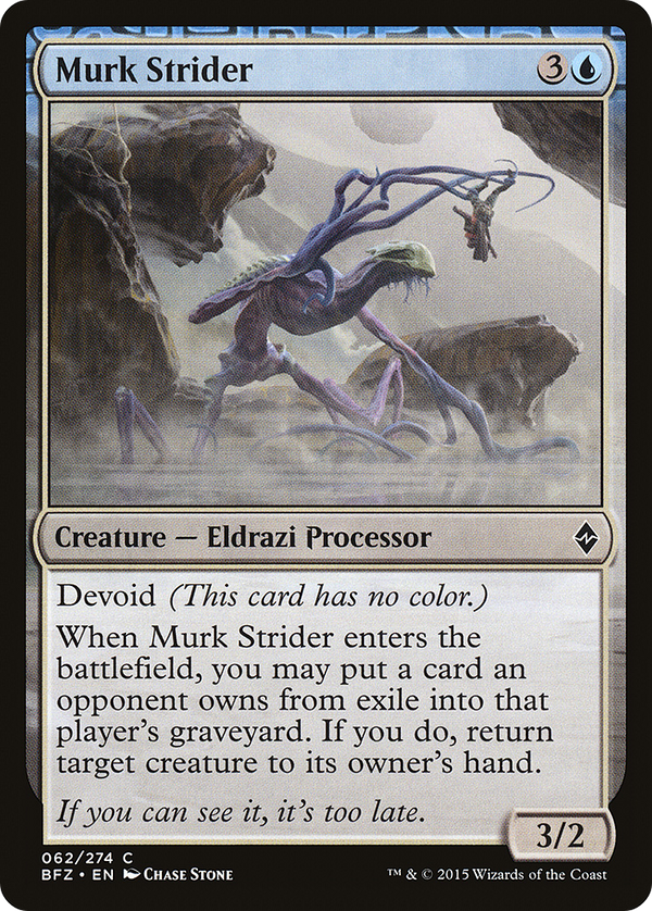Murk Strider (BFZ-062) - Battle for Zendikar: (devoid)