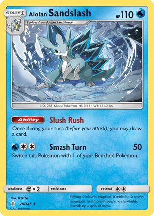 Alolan Sandslash 020 SM Guardians Rising - Rare