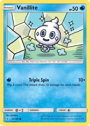 Vanillite 033 SM Guardians Rising - Common