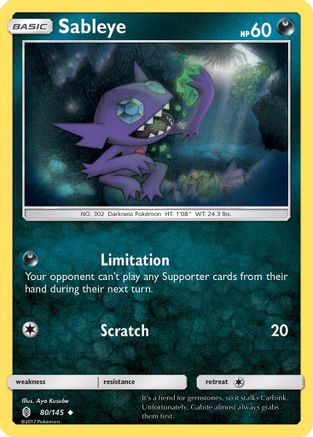 Sableye 080 SM Guardians Rising - Uncommon