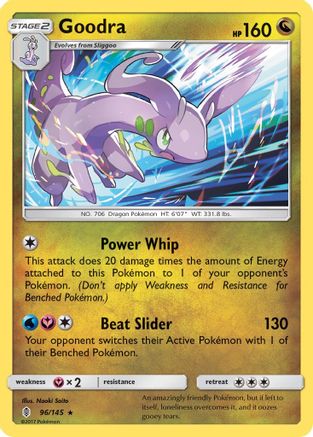 Goodra 096 - Holofoil SM Guardians Rising - Holo Rare