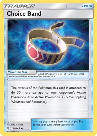 Choice Band 121 - Reverse Holofoil SM Guardians Rising - Uncommon