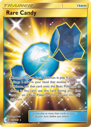 Rare Candy (Secret) - Holofoil SM Guardians Rising - Secret Rare
