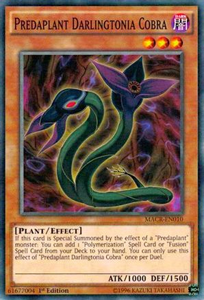 Predaplant Darlingtonia Cobra (MACR-EN010) - Maximum Crisis Unlimited