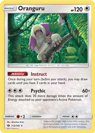 Oranguru - 113/149 (SM Base Set)/149 Deck Exclusives - Rare