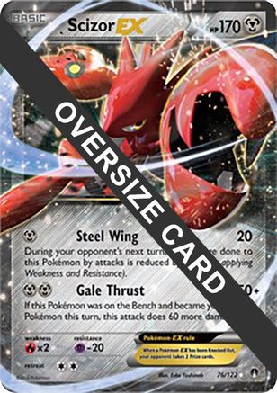Scizor EX - 76/122/122 - Holofoil Jumbo Cards - Promo