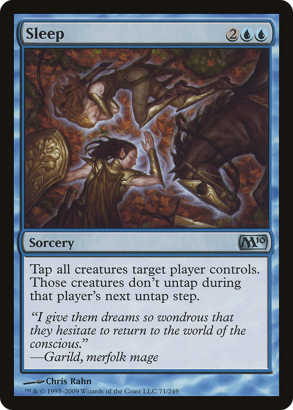 Sleep (M10-071) - Magic 2010 Foil