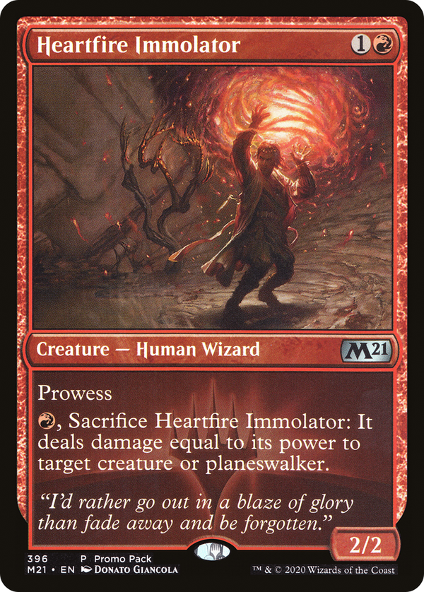 Heartfire Immolator (PPM21-396) - Core Set 2021 Foil