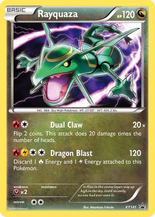 Rayquaza - XY141 - Holofoil XY Promos - Promo