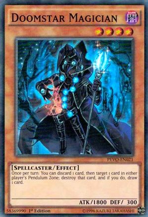 Doomstar Magician (PEVO-EN021) - Pendulum Evolution 1st Edition