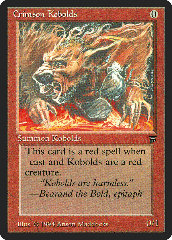 Crimson Kobolds (LEG-) - Legends