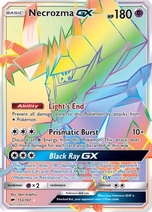 Necrozma GX (Secret) - Holofoil SM Burning Shadows - Secret Rare