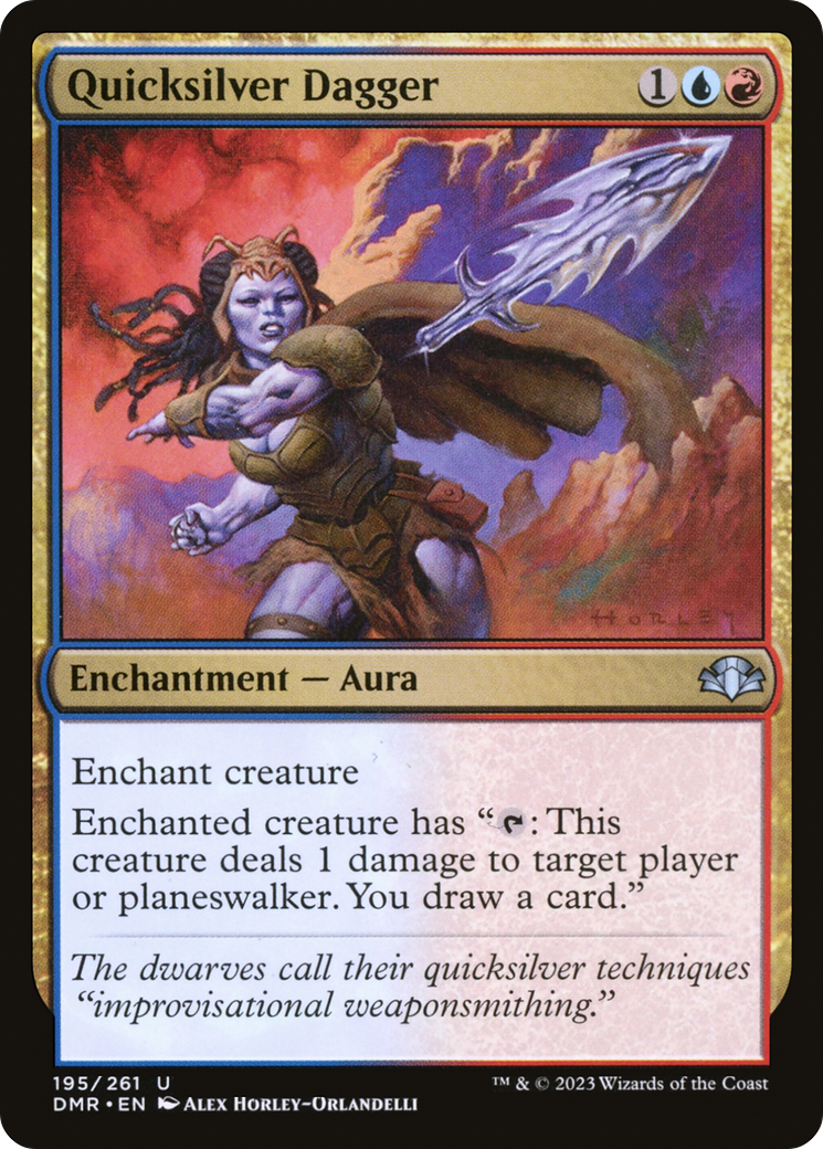 Quicksilver Dagger (DMR-195) - Dominaria Remastered