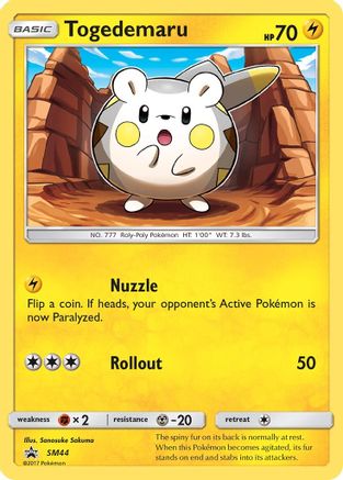 Togedemaru - SM44 - Holofoil SM Promos - Promo