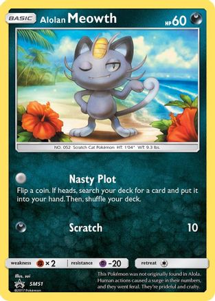 Alolan Meowth - SM51 SM Promos - Promo